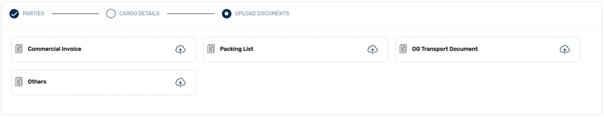 Upload documents to submit an eSI form